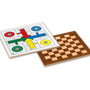 Cayro Plateau de jeu Parchis et Dames en bois 40x40 cm