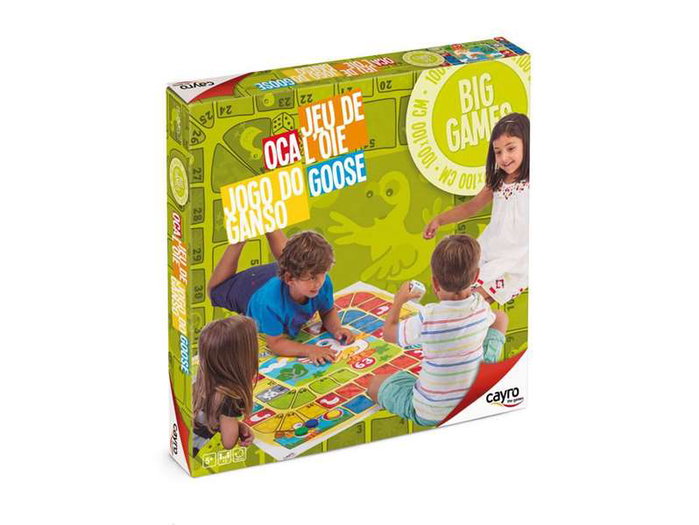 Cayro - Jeu de l'Oie Géant au Sol 100x100 cm - Jeu de Société en Plastique - Multilingue (Espagnol, Anglais, Français, Italien, Portugais, Allemand) Cayro - Jeu de l'Oie Géant au Sol 100x100 cm - Jeu de Société en Plastique - Multilingue (Espagnol, Anglais, Français, Italien, Portugais, Allemand)
