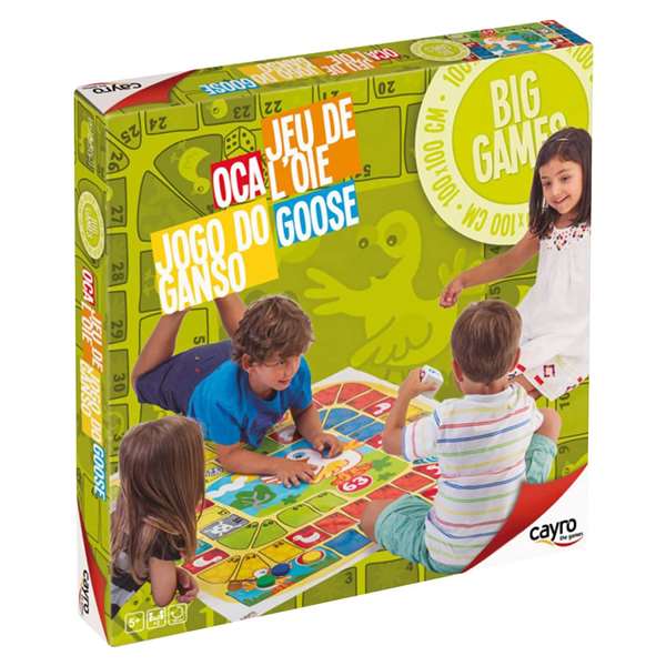 Cayro - Jeu de l'Oie Géant au Sol 100x100 cm - Jeu de Société en Plastique - Multilingue (Espagnol, Anglais, Français, Italien, Portugais, Allemand) Cayro - Jeu de l'Oie Géant au Sol 100x100 cm - Jeu de Société en Plastique - Multilingue (Espagnol, Anglais, Français, Italien, Portugais, Allemand)