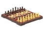Cayro - Jeu d'échecs et de dames magnétique 16x16 cm, plateau double face, 2 jeux de société en 1, en plastique