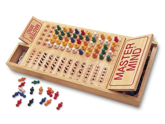 Cayro - Jeu Master Mind en bois multilingue (espagnol, anglais, français) - 36 x 17 x 4.5 cm - Jeu de réflexion pour enfants à partir de *, ans Cayro - Jeu Master Mind en bois multilingue (espagnol, anglais, français) - 36 x 17 x 4.5 cm - Jeu de réflexion pour enfants à partir de *, ans