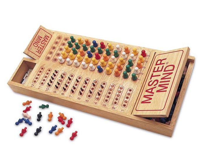 Cayro - Jeu Master Mind en bois multilingue (espagnol, anglais, français) - 36 x 17 x 4.5 cm - Jeu de réflexion pour enfants à partir de *, ans Cayro - Jeu Master Mind en bois multilingue (espagnol, anglais, français) - 36 x 17 x 4.5 cm - Jeu de réflexion pour enfants à partir de *, ans
