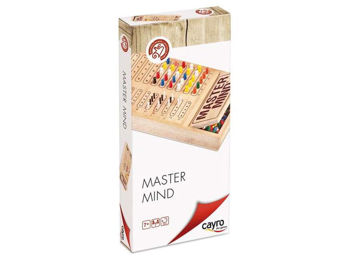 Cayro - Jeu Master Mind en bois multilingue (espagnol, anglais, français) - 36 x 17 x 4.5 cm - Jeu de réflexion pour enfants à partir de *, ans Cayro - Jeu Master Mind en bois multilingue (espagnol, anglais, français) - 36 x 17 x 4.5 cm - Jeu de réflexion pour enfants à partir de *, ans