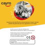 Cayro Bingo en bois et métal avec cartons, Jeu de société multilingue, Dimensions 26x24x33 cm