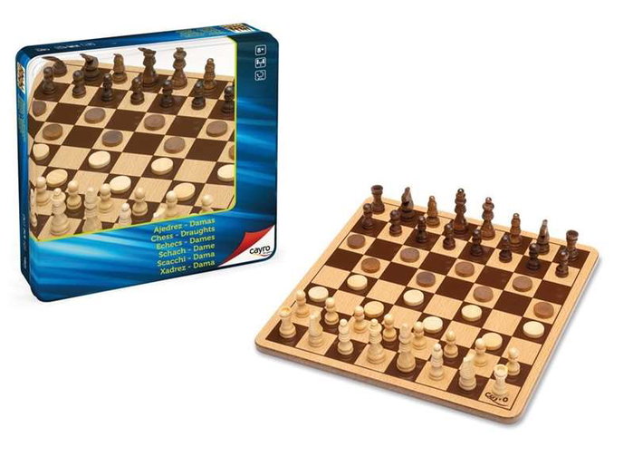 Échecs et dames Cayro 751 Bois Échecs et dames Cayro 751 Bois