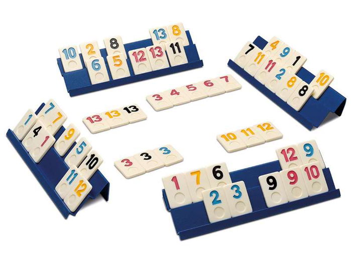 Cayro - Juego Rummi Classic - Jeu de société Rummikub - Version multilingue - Boîte métal 27x27x5.7 cm