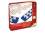 Cayro Jeu de dominos triangulaire en métal avec 56 pièces et 4 supports - 27 x 27 x 5,7 cm