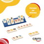 Cayro Juego Rummi Classic - Jeu de Rummikub de voyage en boîte métal - Version multilingue (Espagnol, Anglais, Français, Italien, Portugais, Allemand)