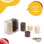 Cayro - Jeu de dames avec accessoires en coffret plastique 6x6x3 cm - Multilingue (français, espagnol, anglais, italien, portugais, allemand)