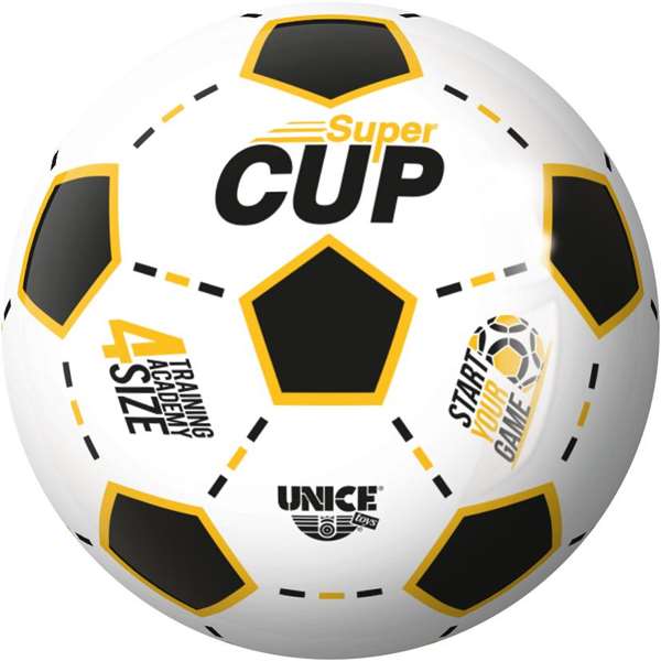 Unice Pelota Bioball Super Cup 220 mm - Ballon en PVC pour enfants de 3 à 10 ans - Modèles assortis