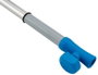 Soportes Plásticos Piquet de repérage L en aluminium avec aspiration du sable par succion, diamètre 23 mm, dimensions 79x17x8 cm, couleur bleu