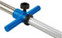 Soportes Plásticos Piquet de repérage L en aluminium avec aspiration du sable par succion, diamètre 23 mm, dimensions 79x17x8 cm, couleur bleu