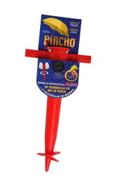 Soportes Plástiques - Pinch Plastico - Modèles assortis - Pincho pour parasol diamètre 19 à 35 mm, 32x16,5x6,5 cm - Couleurs : Rouge, Jaune, Pistache, Bleu, Argent, Bleu Marine