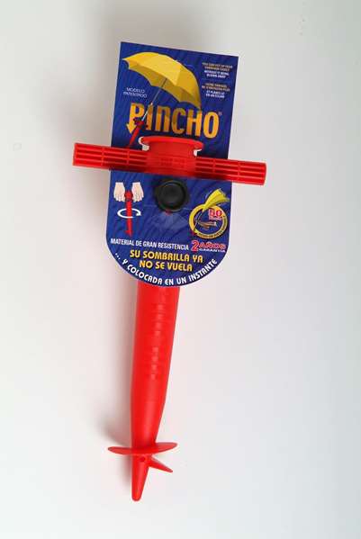 Soportes Plástiques - Pinch Plastico - Modèles assortis - Pincho pour parasol diamètre 19 à 35 mm, 32x16,5x6,5 cm - Couleurs : Rouge, Jaune, Pistache, Bleu, Argent, Bleu Marine Soportes Plástiques - Pinch Plastico - Modèles assortis - Pincho pour parasol diamètre 19 à 35 mm, 32x16,5x6,5 cm - Couleurs : Rouge, Jaune, Pistache, Bleu, Argent, Bleu Marine