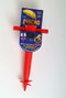 Soportes Plástiques - Pinch Plastico - Modèles assortis - Pincho pour parasol diamètre 19 à 35 mm, 32x16,5x6,5 cm - Couleurs : Rouge, Jaune, Pistache, Bleu, Argent, Bleu Marine