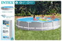 Intex Piscine ronde démontable Prism Frame 366x76 cm, Capacité 6503 litres, Pour +6 ans, PVC
