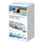 Intex Piscine ovale démontable Prism Frame avec filtre, échelle, couverture et liner (capacité 13365 litres) 503x274x122 cm