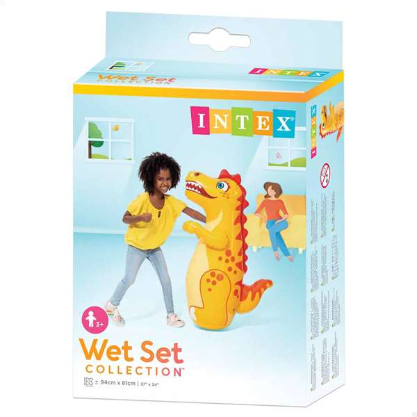 Figura hinchable tentetieso 98x44 cm (delfín, tigre o dinosaurio) - modelos surtidos