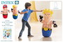 Intex Figurine gonflable type punching ball Luchador 94x74 cm - Modèles assortis