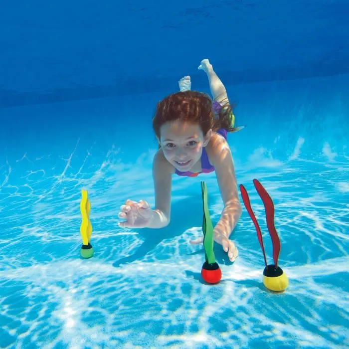 Intex Jeu de 3 balles sous-marines en néoprène colorées pour enfants à partir de 6 ans - Idéal piscine et plage Intex Jeu de 3 balles sous-marines en néoprène colorées pour enfants à partir de 6 ans - Idéal piscine et plage