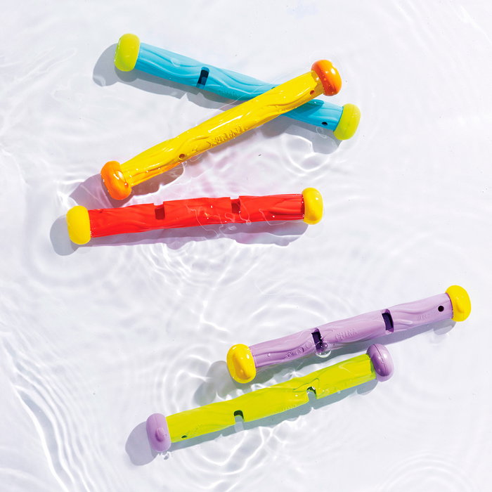 Intex Lot de 5 bâtons de plongée multicolores souples
