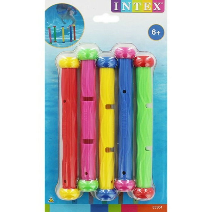 Jouet de plongée submersible Stick Intex 55504 5 Pièces Jouet de plongée submersible Stick Intex 55504 5 Pièces