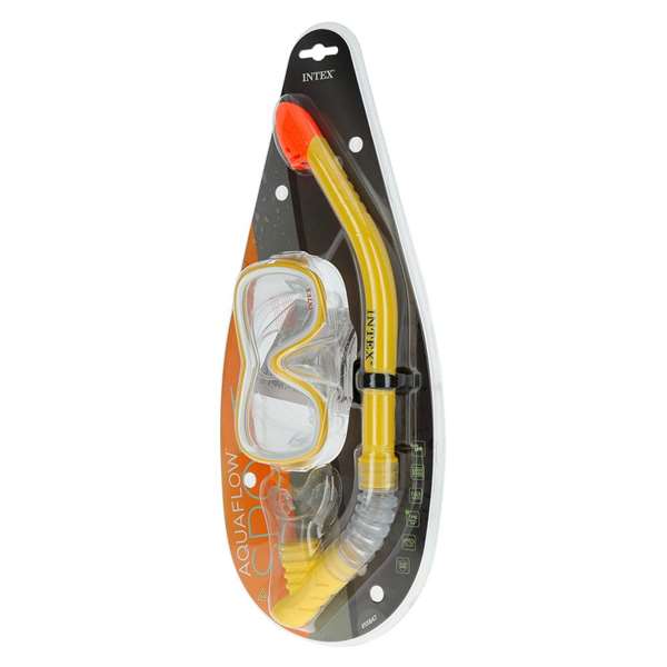 Intex - Masque et tuba de plongée Wave Rider, âge recommandé 8 ans et plus, en PVC Intex - Masque et tuba de plongée Wave Rider, âge recommandé 8 ans et plus, en PVC