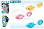 Intex - Lunettes de natation Sport Relay Goggles pour enfants et adolescents, âge recommandé +8 ans, couleurs assorties (rose, bleu, noir)