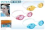 Intex - Lunettes de natation Sport Relay Goggles pour enfants et adolescents, âge recommandé +8 ans, couleurs assorties (rose, bleu, noir)