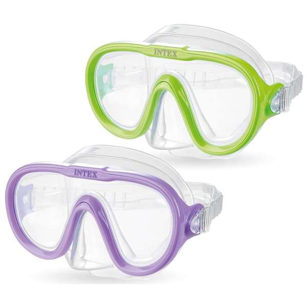 Intex - Masque de plongée et de natation Sea Scan Swin en polycarbonate PVC (à partir de 8 ans) - Modèles assortis Intex - Masque de plongée et de natation Sea Scan Swin en polycarbonate PVC (à partir de 8 ans) - Modèles assortis