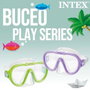 Intex - Masque de plongée et de natation Sea Scan Swin en polycarbonate PVC (à partir de 8 ans) - Modèles assortis