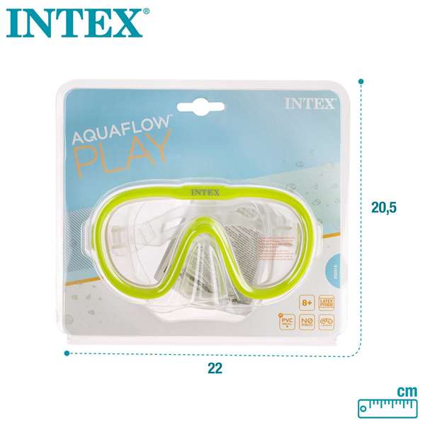 Intex - Masque de plongée et de natation Sea Scan Swin en polycarbonate PVC (à partir de 8 ans) - Modèles assortis Intex - Masque de plongée et de natation Sea Scan Swin en polycarbonate PVC (à partir de 8 ans) - Modèles assortis