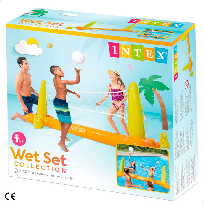 Intex Jeu de volley-ball gonflable Orange et Vert Intex Jeu de volley-ball gonflable Orange et Vert