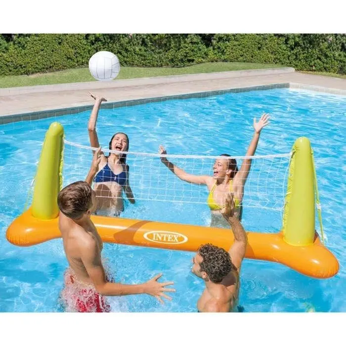 Intex - Jeu de volley-ball gonflable pour piscine - Mixte - A partir de 6 ans - Loisirs aquatiques