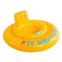 Intex - Bouée Culotte Baby Float Gonflable pour Bébé à Partir de 6 Mois - Jaune - 70 cm avec Siège et Coussin pour la Tête