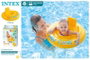 Intex - Bouée Culotte Baby Float Gonflable pour Bébé à Partir de 6 Mois - Jaune - 70 cm avec Siège et Coussin pour la Tête