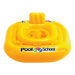 Intex Flotteur Bébé Carré Jaune 79x79 cm