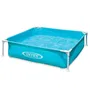 Intex Piscine tubulaire carrée pour enfants - 1,22 x 1,22 x 0,30 m - PVC et acier - Capacité 0,34 m³ - Montage rapide