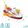 Intex - Figure gonflable Moto Wave Rider 117 cm x 77 cm, en PVC, pour enfant à partir de 3 ans