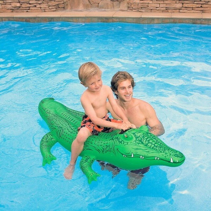 Personnage pour piscine gonflable Intex Crocodile (168 X 86 cm) Personnage pour piscine gonflable Intex Crocodile (168 X 86 cm)