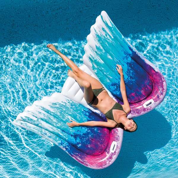 Intex Colchoneta ailes d'ange avec poignées 251x160 cm - Modèles assortis