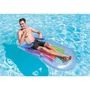 Intex Matelas gonflable Fauteuil de piscine King Cool 160 x 85 cm - Double chambre à air, avec accoudoirs, dossier et support boisson