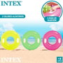 Intex Bouée roue Neon 76 cm avec poignées pour enfants (+8 ans) - Modèles assortis en PVC