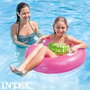 Intex Bouée roue Neon 76 cm avec poignées pour enfants (+8 ans) - Modèles assortis en PVC