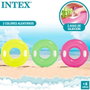 Intex Bouée roue Neon 76 cm avec poignées pour enfants (+8 ans) - Modèles assortis en PVC