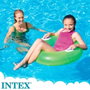Intex Bouée roue Neon 76 cm avec poignées pour enfants (+8 ans) - Modèles assortis en PVC