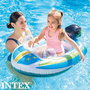 Intex - Canot pneumatique pour enfant 3-6 ans, modèles surtidos (Abeille 112*99 cm, Avion 119*114 cm, Loutre 107*76 cm) en PVC