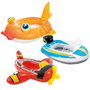 Intex - Canot pneumatique pour enfant 3-6 ans, modèles surtidos (Abeille 112*99 cm, Avion 119*114 cm, Loutre 107*76 cm) en PVC