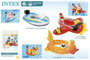 Intex - Canot pneumatique pour enfant 3-6 ans, modèles surtidos (Abeille 112*99 cm, Avion 119*114 cm, Loutre 107*76 cm) en PVC
