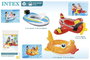 Intex - Canot pneumatique pour enfant 3-6 ans, modèles surtidos (Abeille 112*99 cm, Avion 119*114 cm, Loutre 107*76 cm) en PVC